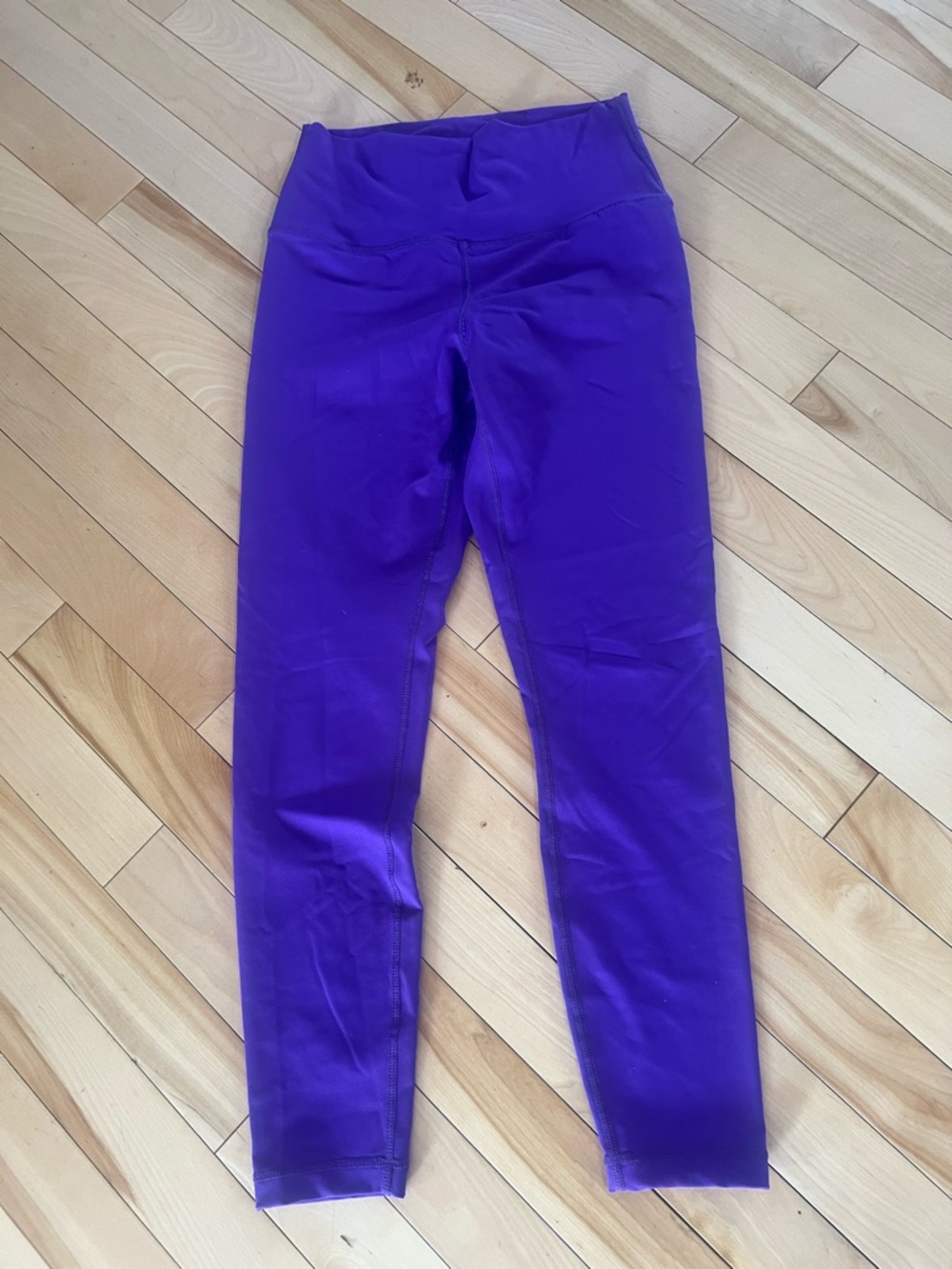 Miiyu Simons  High-Waist Purple Active Leggings